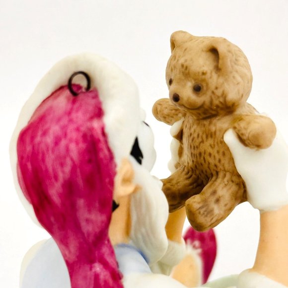 Limited Edition 1987 Hallmark Porcelain Ornament Hand Painted - Picture 9 of 11